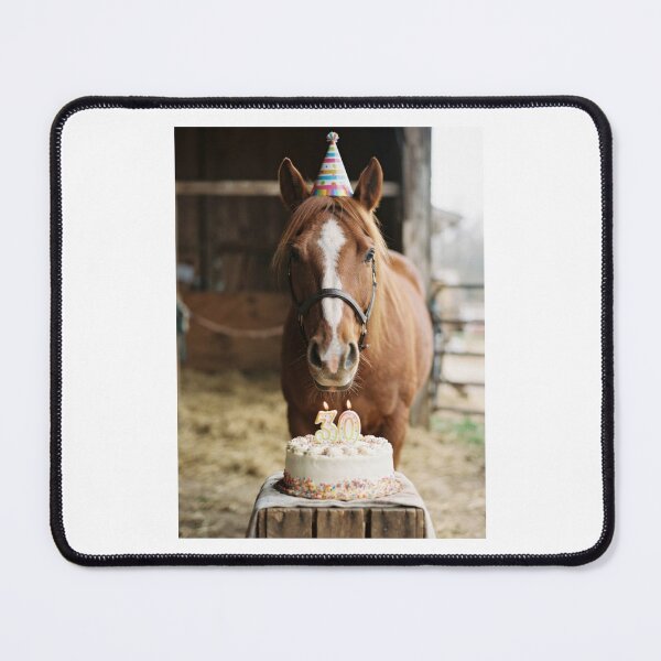 Item preview, Horse 30th birthday cute adorable cake party baby kawaii designed and sold by CheeseBlueprint.