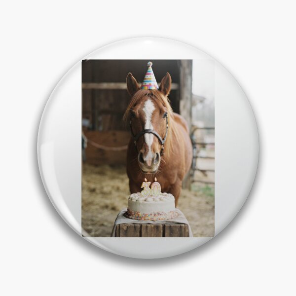 Item preview, Horse 30th birthday cute adorable cake party baby kawaii designed and sold by CheeseBlueprint.