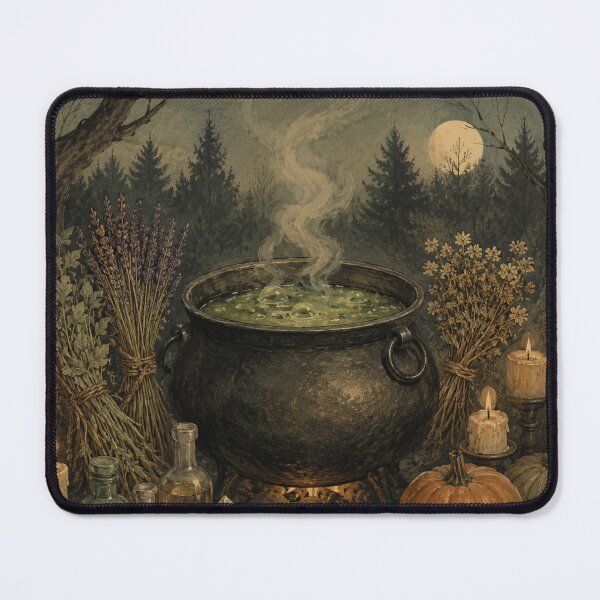 Item preview, Moonlit Cauldron - Witches Brew designed and sold by bapupa.