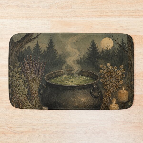 Item preview, Moonlit Cauldron - Witches Brew designed and sold by bapupa.
