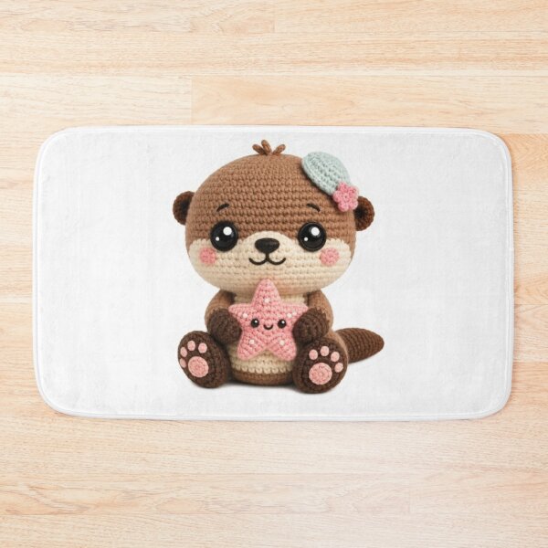 Item preview, Crochet Otter with Starfish designed and sold by Snurly.
