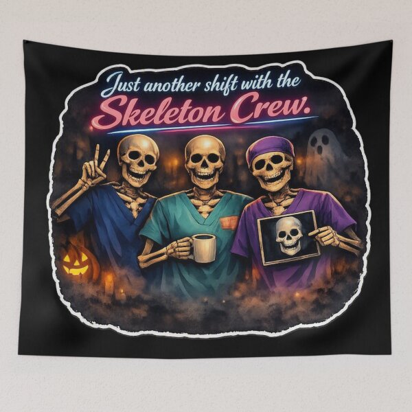 Item preview, Halloween Skeleton Crew Rad Tech Radiology designed and sold by Timeless Junction.