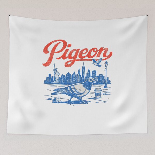Artikelvorschau, Vintage NYC Taube Retro New York City Stadtwildnis entworfen und verkauft von Gbriel3.