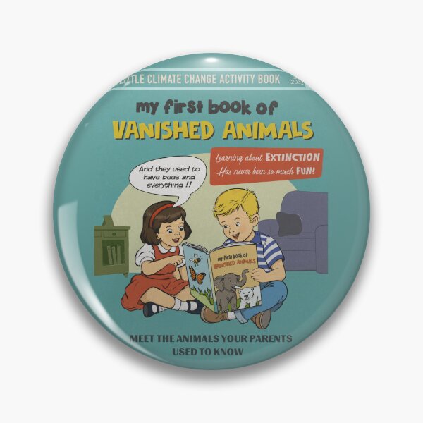 Item preview, My first book of vanished animals - a vintage children book for the future! designed and sold by LifeislikebuePixels.