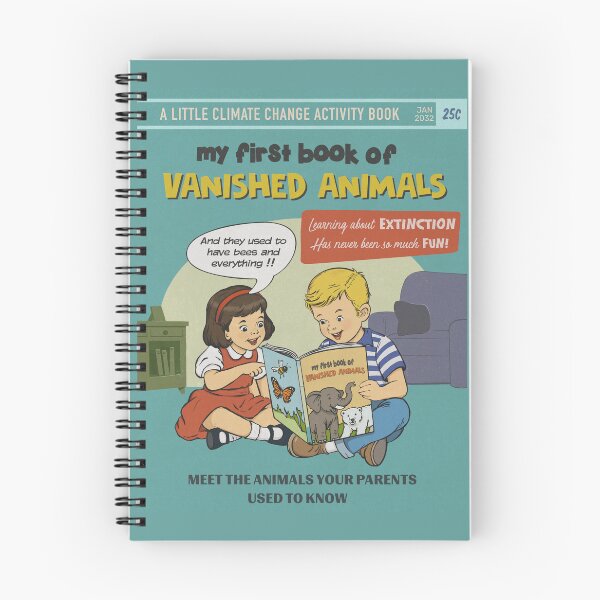 Item preview, My first book of vanished animals - a vintage children book for the future! designed and sold by LifeislikebuePixels.