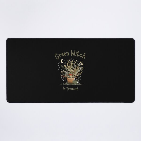 Item preview, Green Witch in Training Botanical Illustration designed and sold by krispald.