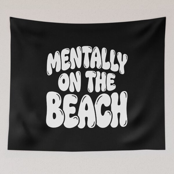 Item preview, Ocean Lover Mentally On The Beach Graphic AUG-312 designed and sold by noberic.