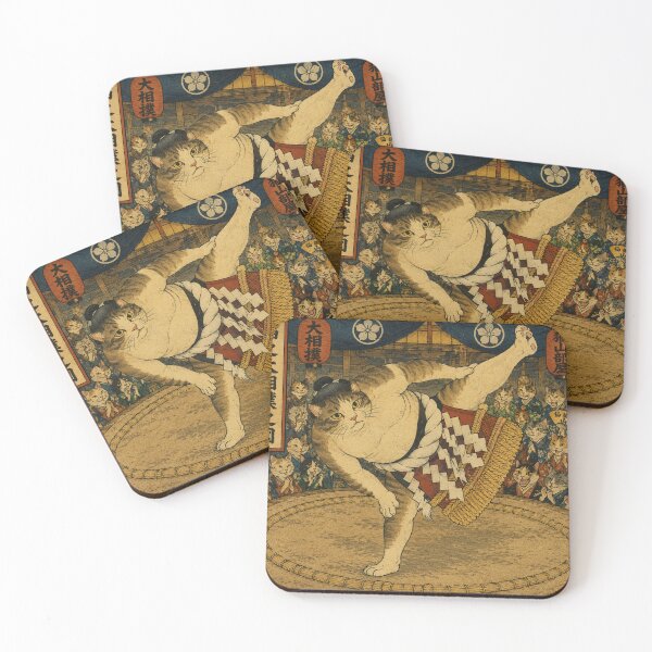 Item preview, Grand Yokozuna Cat – Ukiyo-e Sumo designed and sold by カワチイキュート.