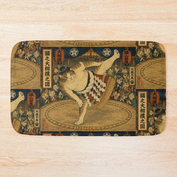 Item preview, Grand Yokozuna Cat – Ukiyo-e Sumo designed and sold by カワチイキュート.
