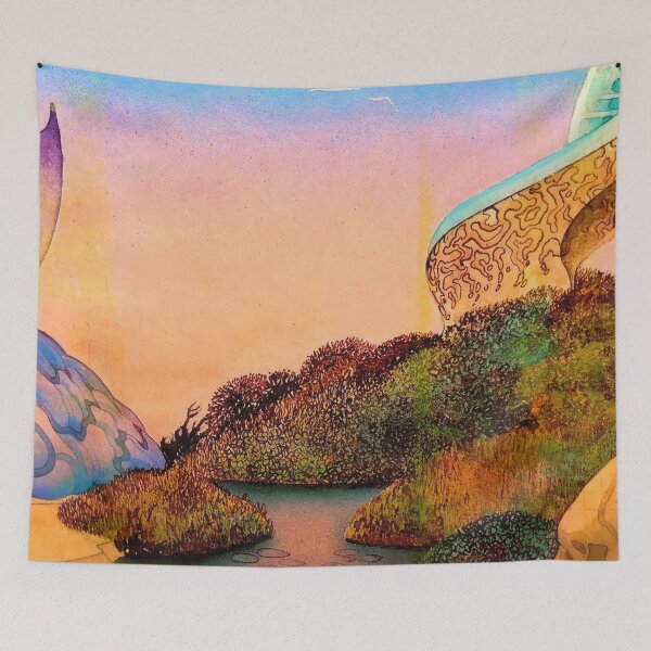 Item preview,   New Upload  - Roger Dean - Best Artist - Roger Dean Inspired Fantasy Landscape – Surreal Progressive Rock Art designed and sold by MirandaZArt.