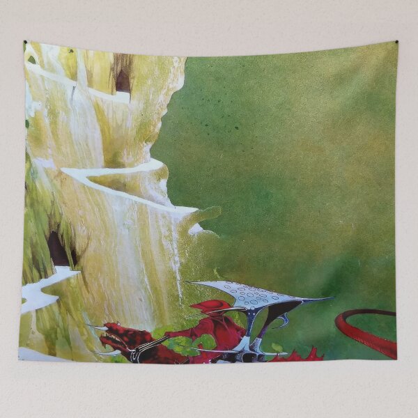 Item preview,   New Upload  - Roger Dean - Best Artist - Roger Dean Inspired Fantasy Landscape – Surreal Progressive Rock Art designed and sold by MirandaZArt.