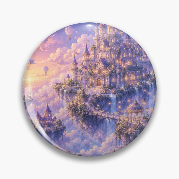 Item preview, Dreamy Fantasy Castle in the Clouds Magical Fairytale designed and sold by 0606PM.
