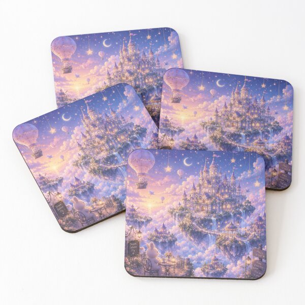 Item preview, Dreamy Fantasy Castle in the Clouds Magical Fairytale designed and sold by 0606PM.
