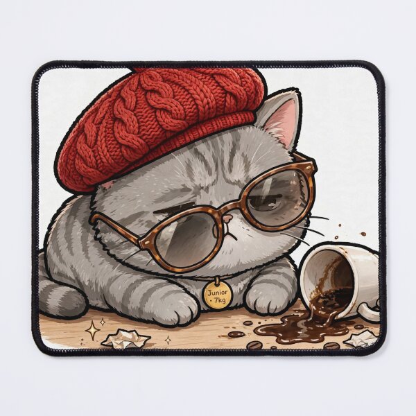 Item preview, BOSS MODE: Monday Mood - Cat designed and sold by MAISON SYLVIE.