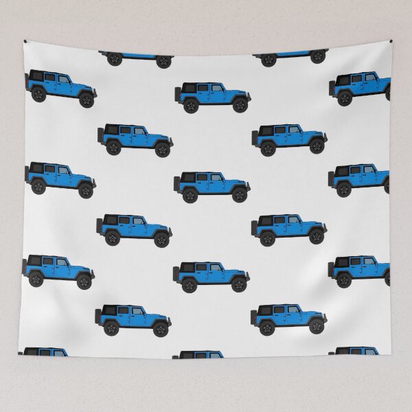Item preview, Offroad 4-Door Soft Top - Right Side Blue designed and sold by AlexGuzm-an.