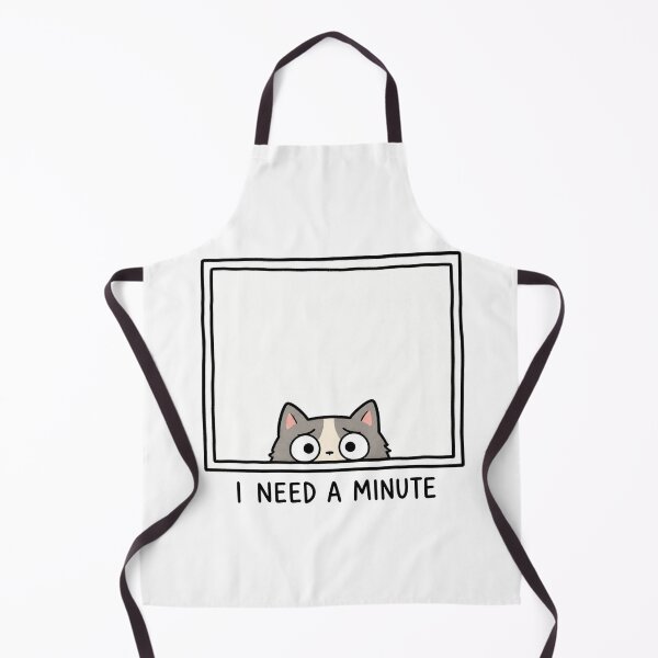 Item preview, I Need a Minute Funny Cat Meme Introvert Relatable designed and sold by MonkiFlipp.