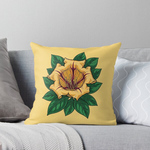Item preview, Golden Chalice Pop Art: Solandra Maxima Botanical Print designed and sold by FreiherrPK.