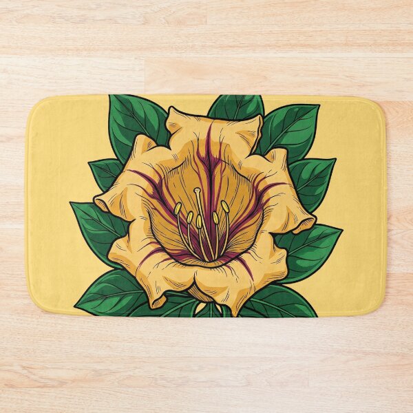 Item preview, Golden Chalice Pop Art: Solandra Maxima Botanical Print designed and sold by FreiherrPK.