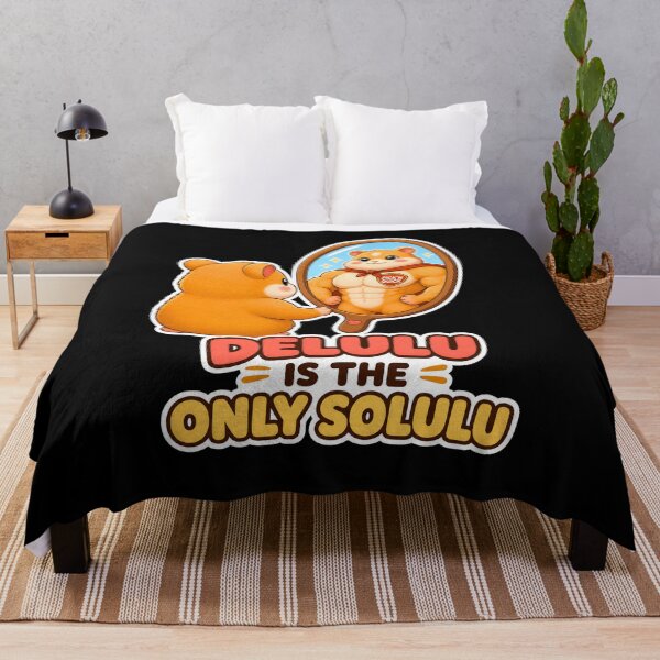 Item preview, Delulu Is The Only Solulu Hamster Funny Meme designed and sold by Pick'n Quick.