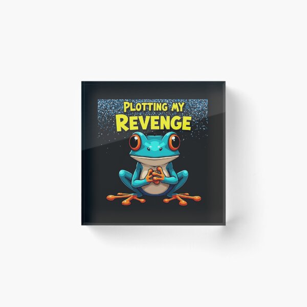 Item preview, Plotting My Revenge Funny Frog Shirt – Sarcastic Frog Humor designed and sold by Ashes to Artistry.