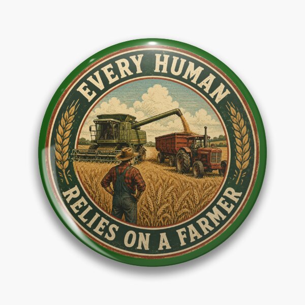 Item preview, Every Human Relies On A Farmer designed and sold by AlienAlmanac.