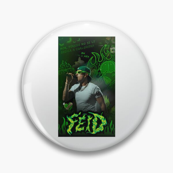 Item preview, Feid  Ferxxo Green Flame Street Art Aesthetic Design  designed and sold by isy-nuano.