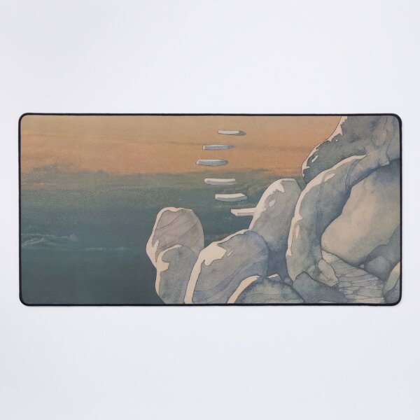 Item preview,   New Upload  - Roger Dean - Best Artist - Roger Dean Inspired Fantasy Landscape – Surreal Progressive Rock Art designed and sold by MirandaZArt.