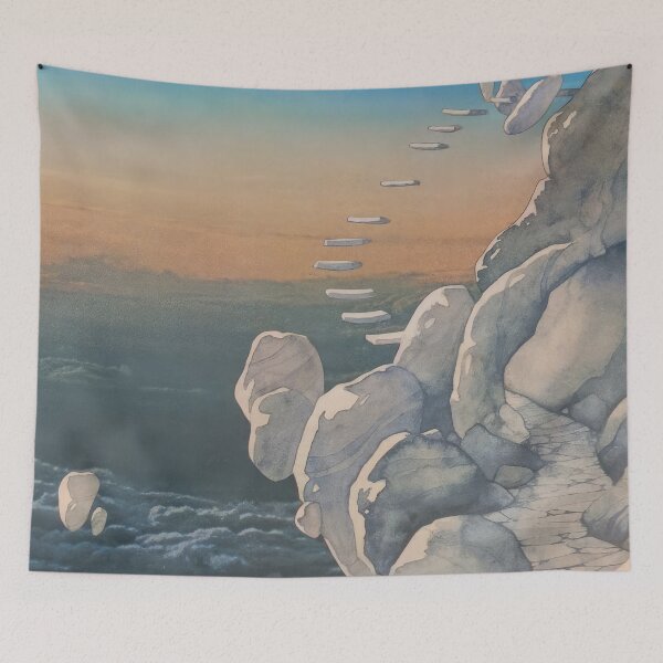Item preview,   New Upload  - Roger Dean - Best Artist - Roger Dean Inspired Fantasy Landscape – Surreal Progressive Rock Art designed and sold by MirandaZArt.