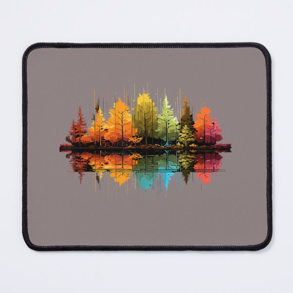 Item preview, Colorful Autumn Forest Reflected on Water designed and sold by lilybaker3389.
