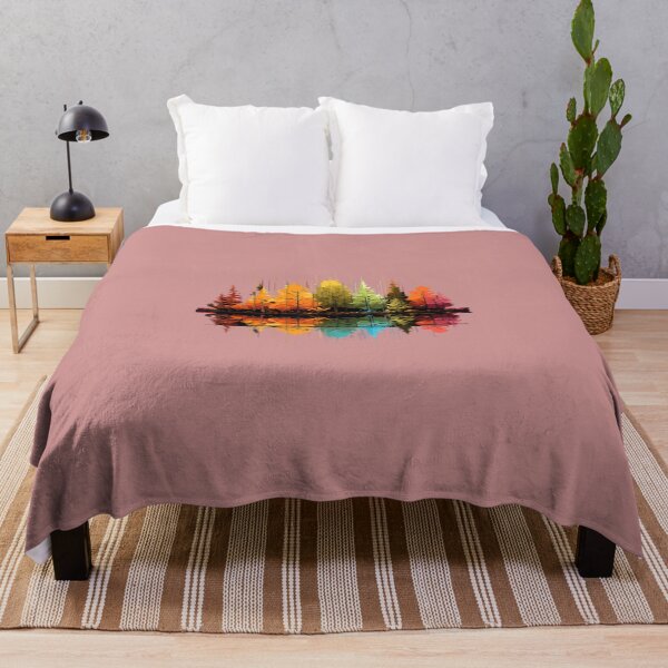 Item preview, Colorful Autumn Forest Reflected on Water designed and sold by lilybaker3389.