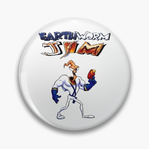 Item preview, Earthworm Jim Vintage Video Game Hero designed and sold by luhan1204shop.