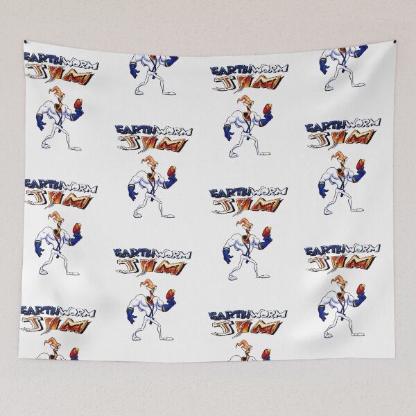 Item preview, Earthworm Jim Vintage Video Game Hero designed and sold by luhan1204shop.