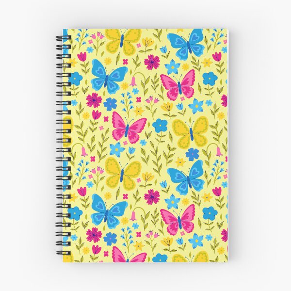 Item preview, Bright pattern with flowers and butterflies designed and sold by burbura.
