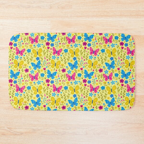 Item preview, Bright pattern with flowers and butterflies designed and sold by burbura.