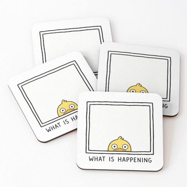 Item preview, What Is Happening Funny Duck Meme Confused Relatable designed and sold by MonkiFlipp.