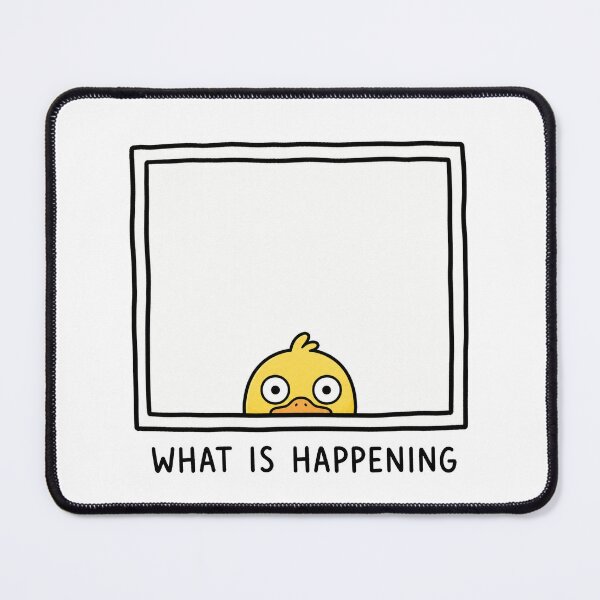 Item preview, What Is Happening Funny Duck Meme Confused Relatable designed and sold by MonkiFlipp.