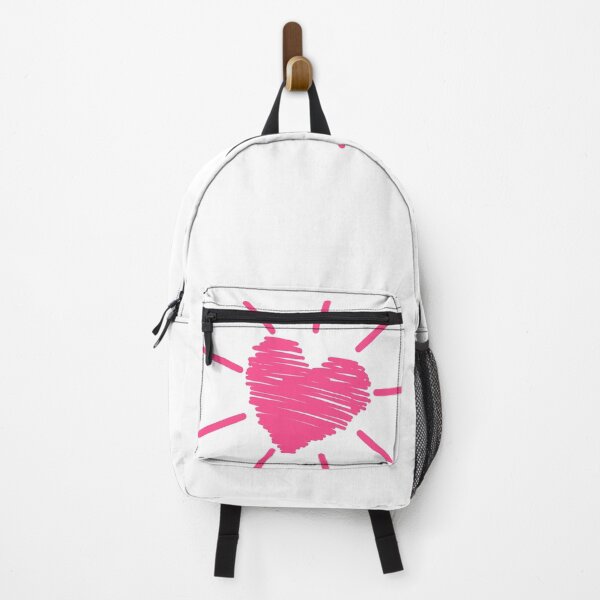 Item preview, Glowing Radiant Pink Scribble Heart Burst Doodle Illustration designed and sold by somimalikkk.