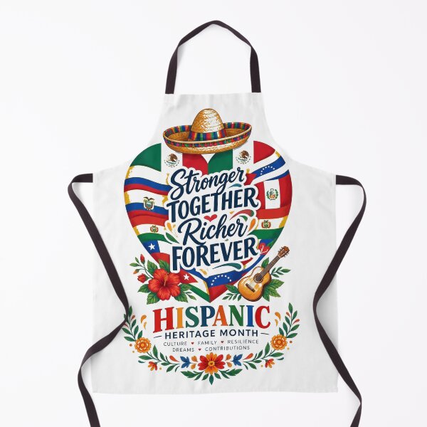 Item preview, Stronger Together, Richer Forever – Hispanic Heritage Month Cultural Pride designed and sold by CKADigital.