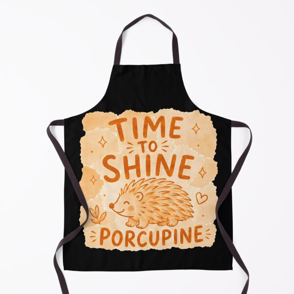 Item preview, Time To Shine Porcupine Cute Back to School Gift designed and sold by Lina Caro.
