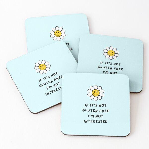 Item preview, Gluten Free Smiley Daisy | Cute Coeliac Flower Design designed and sold by My Gluten Free Life UK.
