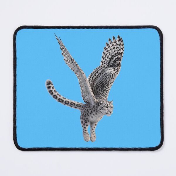 Item preview, Flying Snow Leopard designed and sold by BubaArt.