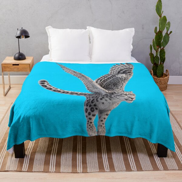 Item preview, Flying Snow Leopard designed and sold by BubaArt.