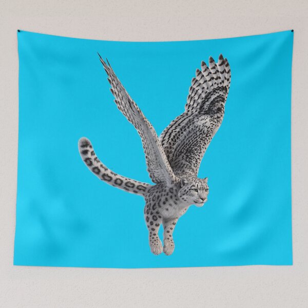 Item preview,  Flying Snow Leopard designed and sold by BubaArt.