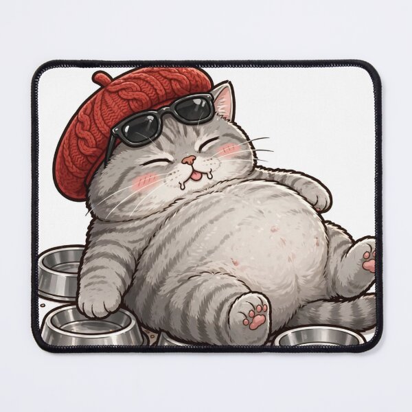 Item preview, BOSS MODE: Food Coma - Junior 7kg Chonky Cat designed and sold by MAISON SYLVIE.