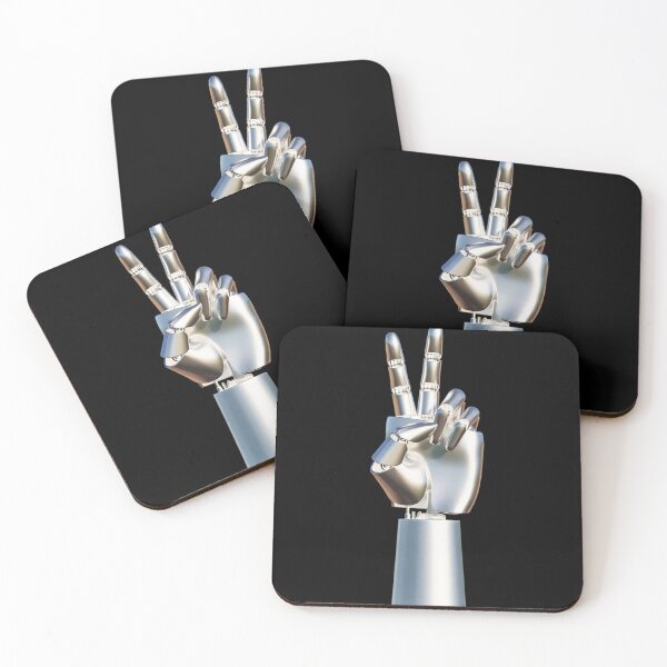 Item preview, Futuristic Robotic Peace Gesture designed and sold by Agnisherl.