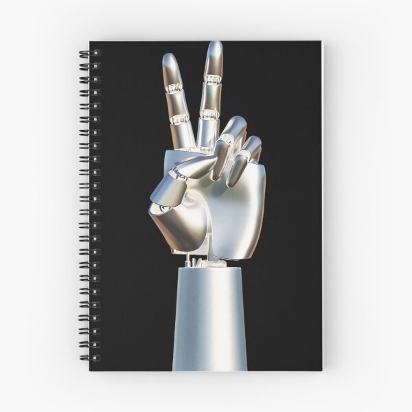 Item preview, Futuristic Robotic Peace Gesture designed and sold by Agnisherl.