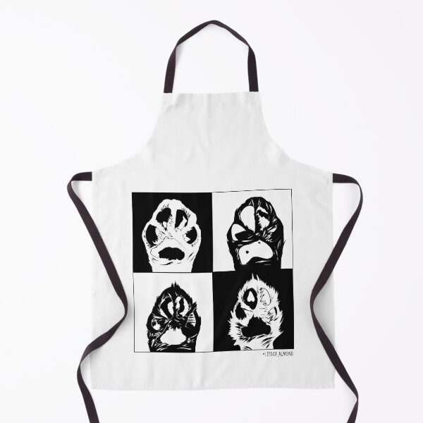 Item preview, Four Cat Paws B&W Graphic Art designed and sold by Dmo3HarkoArt.