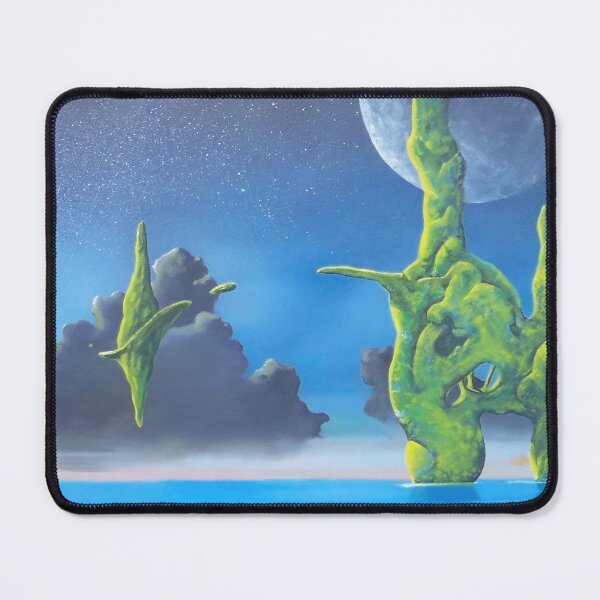Item preview,   New Upload  - Roger Dean - Best Artist - Roger Dean Inspired Fantasy Landscape – Surreal Progressive Rock Art designed and sold by MirandaZArt.