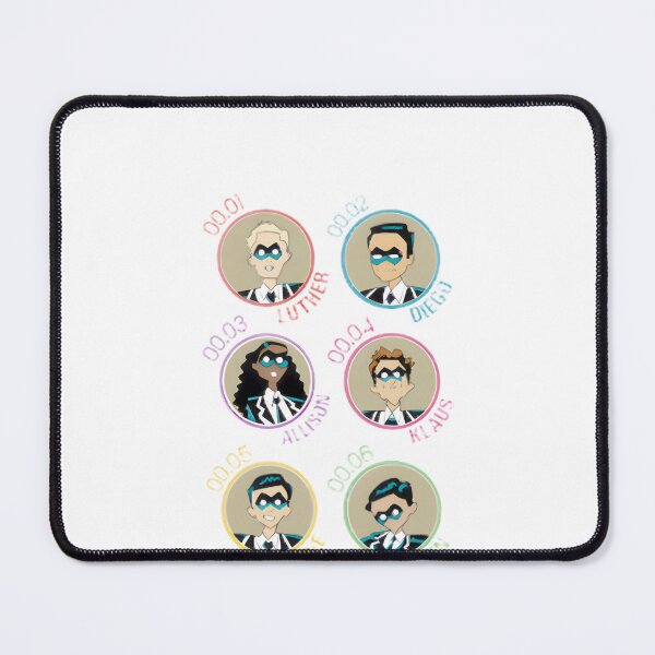 Item preview, Umbrella Academy All Characters Cartoon Colors designed and sold by CrispinBressm.