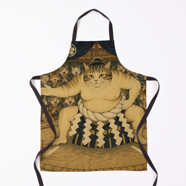 Item preview, The Grand Cat Sumo – Ukiyo-e Yokozuna designed and sold by カワチイキュート.